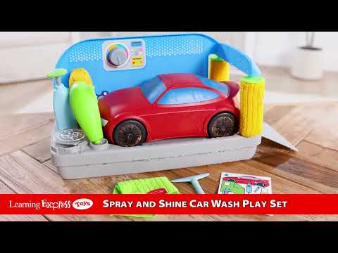 Spray and Shine Car Wash Play Set