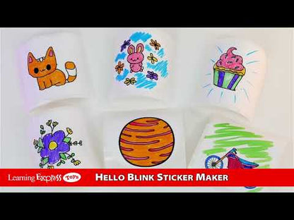 Hello Blink Sticker Maker