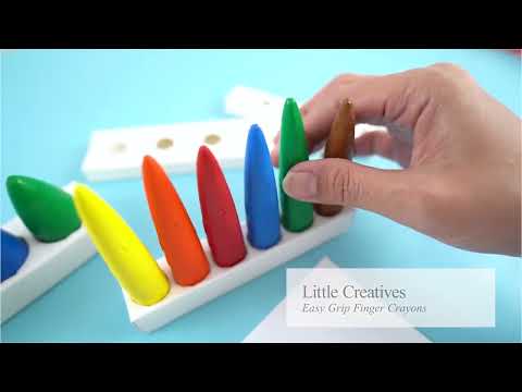 Little Create Easy Grip Crayon 6 Piece