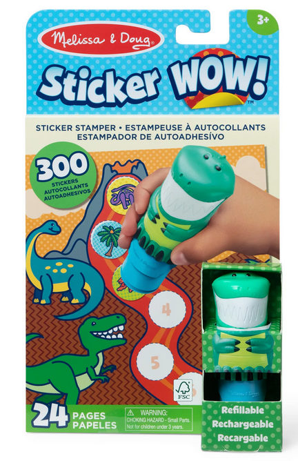 Sticker Wow!™ Activity Pad & Sticker Stamper - Dinosaur