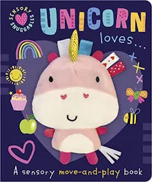 SENSORY SNUGGABLES UNICORN LOVES