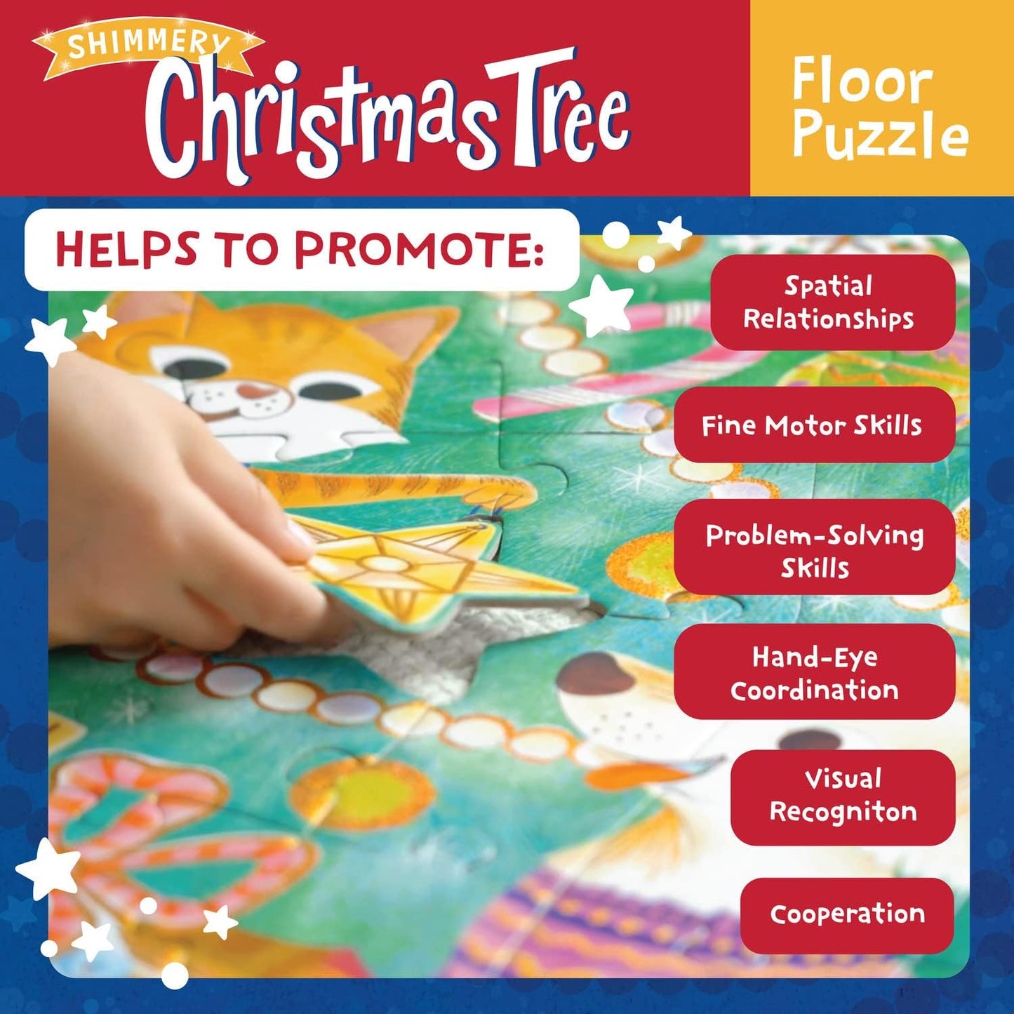 Shimmery Xmas Tree Puzzle