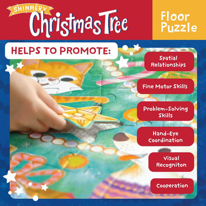 Shimmery Xmas Tree Puzzle