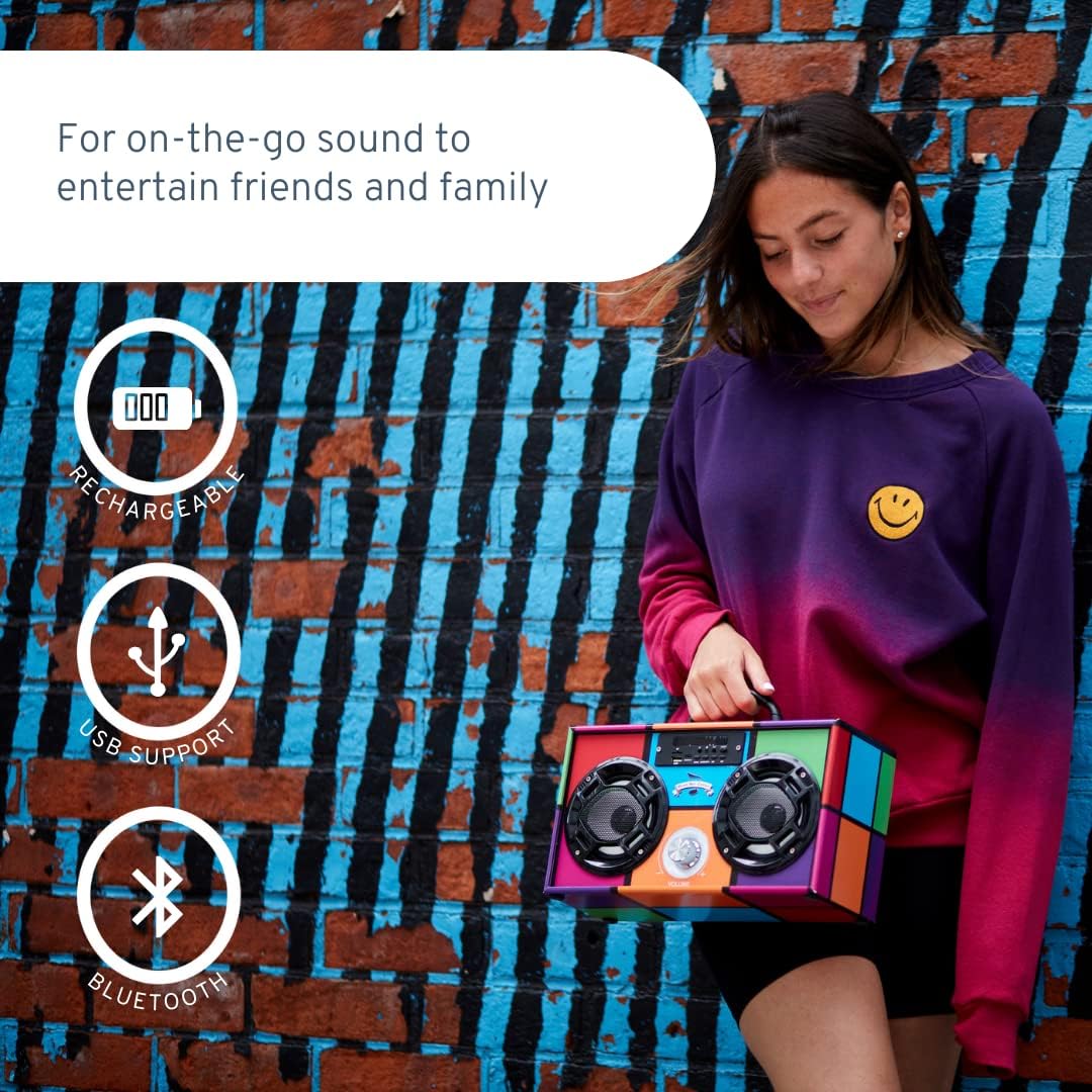 Bluetooth Retro Boombox