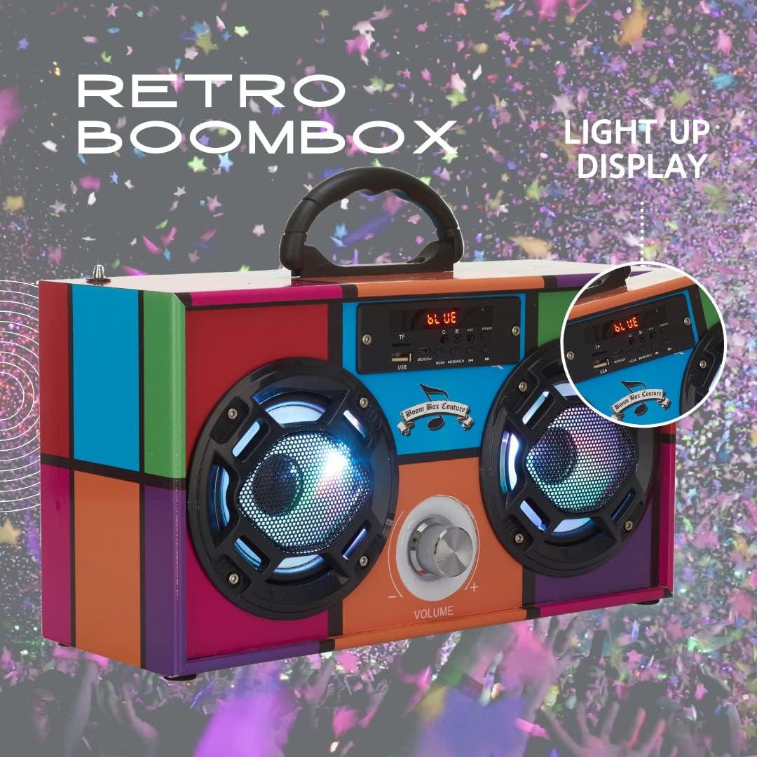 Bluetooth Retro Boombox