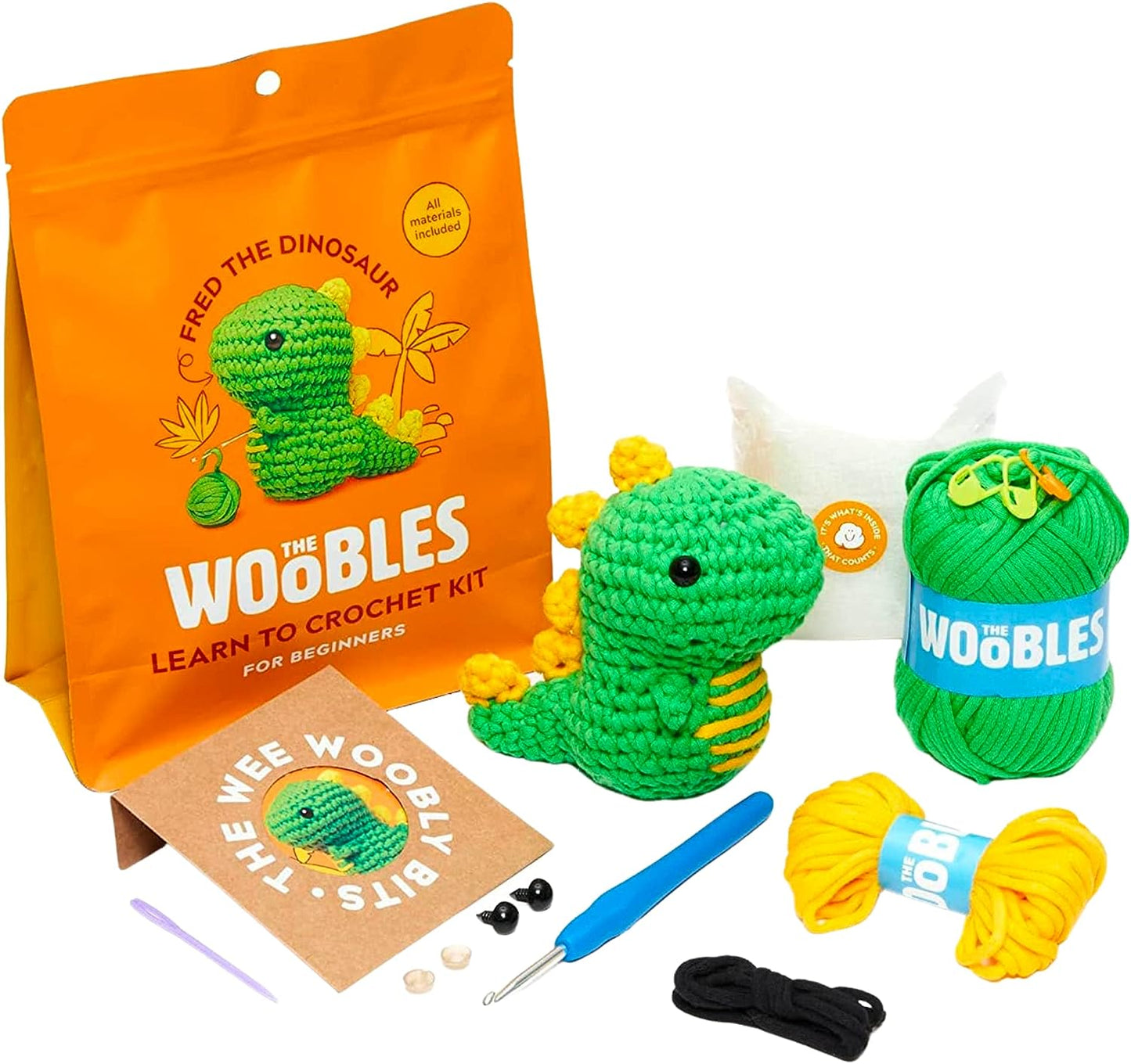 Fred the Dino Crochet Kit