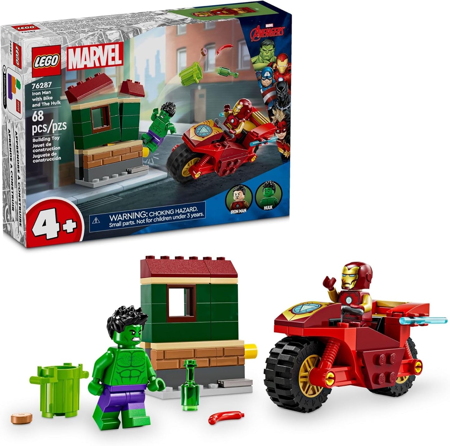 Iron Man W/Bike/Hulk3