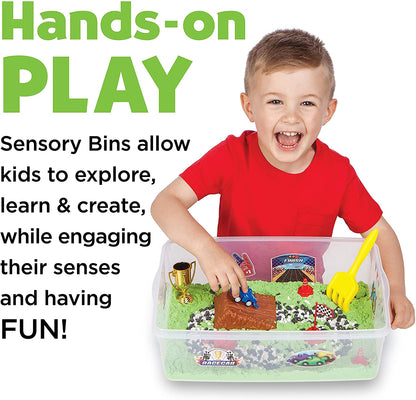 Sensory Bin Race Track