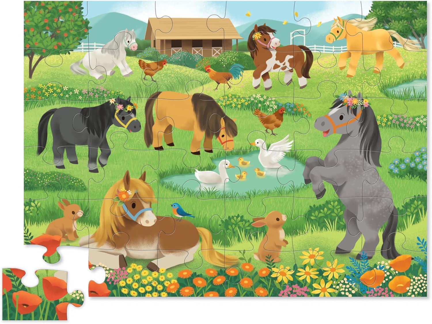 Pretty Pony Floor Puzzle