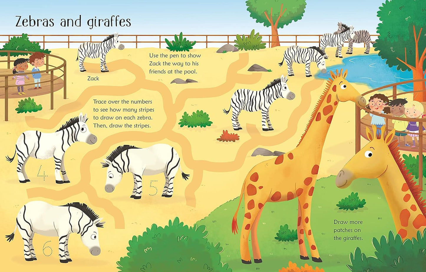Wipe Clean Zoo Activities
