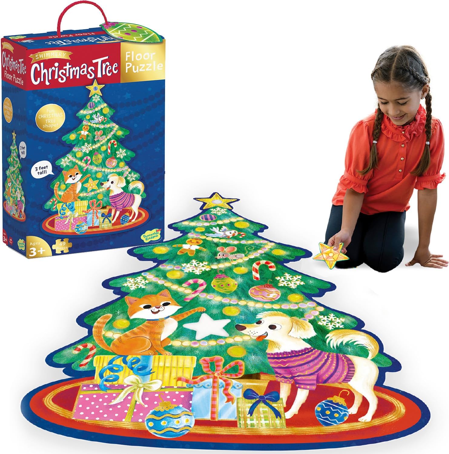 Shimmery Xmas Tree Puzzle