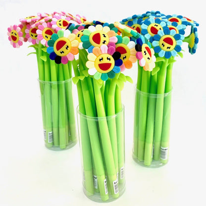 Rainbow Flower Gel Pen