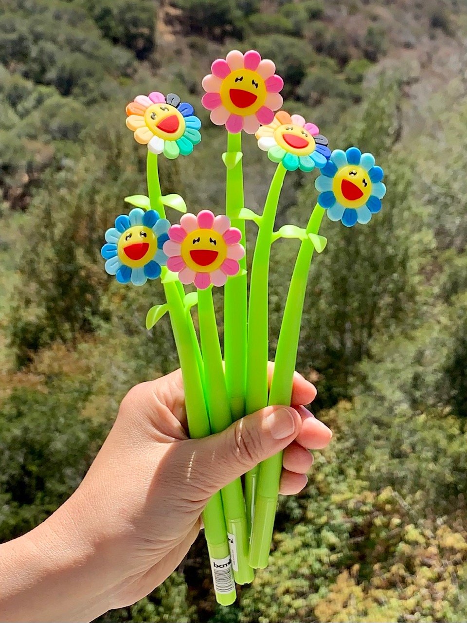 Rainbow Flower Gel Pen