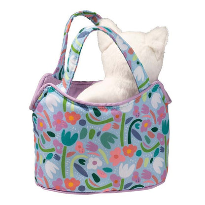 Garden Sak with White Cat