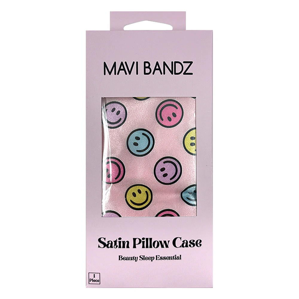 Satin Smiley Pillowcase