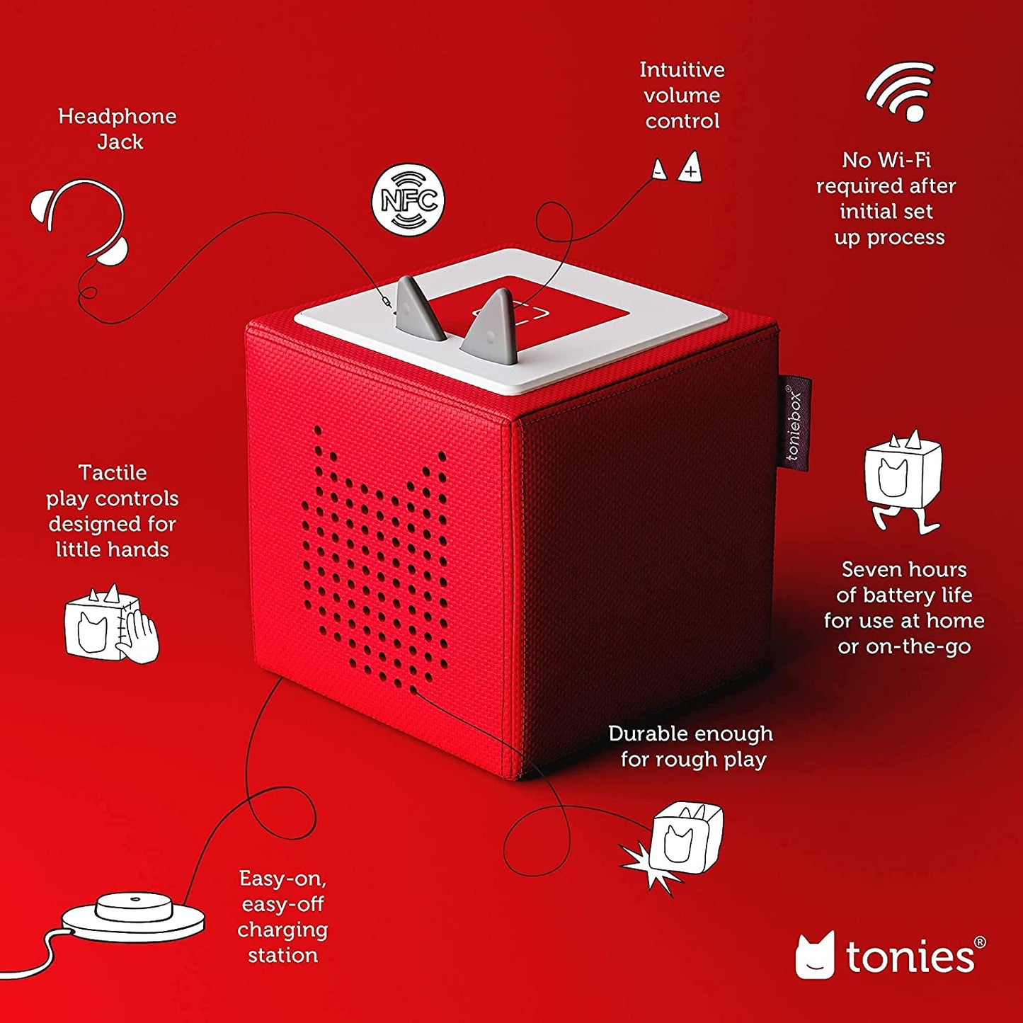 Toniesbox Starter Set Red