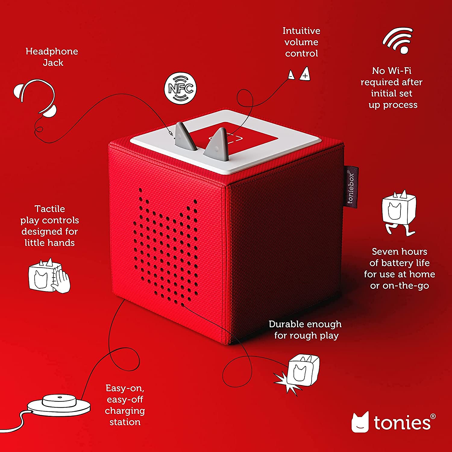 Toniesbox Starter Set Red