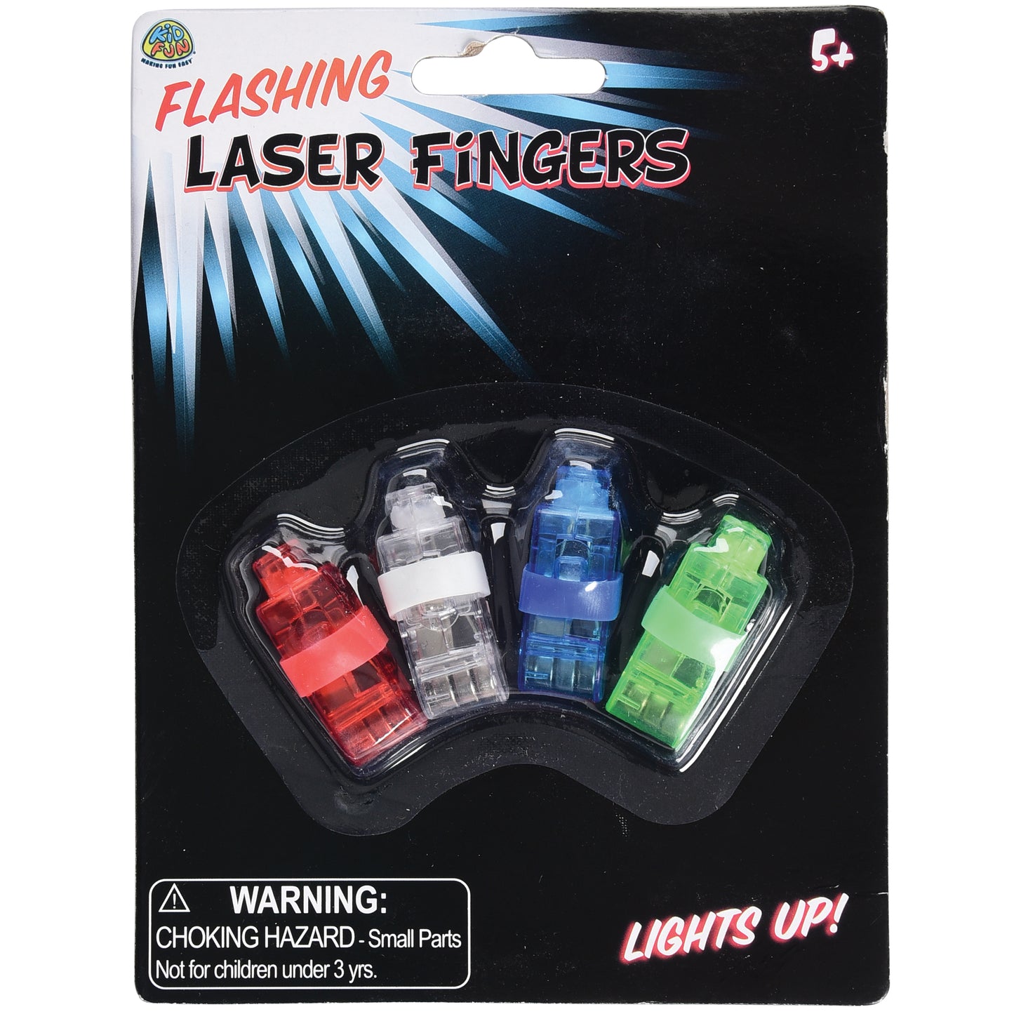 Flashing Laser Fingers
