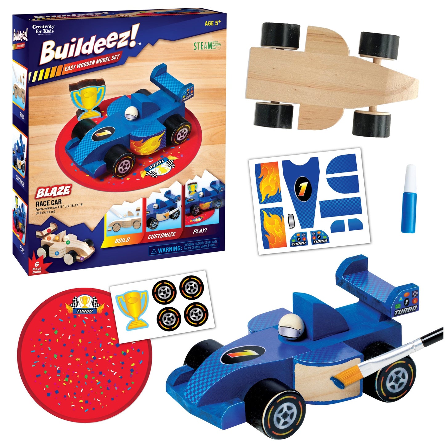 Buildeez Race Car Blaze