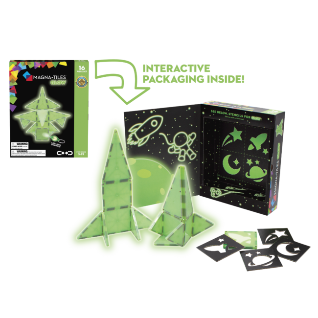 Magnatiles Glow 16pc