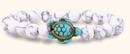 White Howlite Sea Turtle