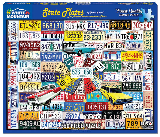 State Plates Puzzle